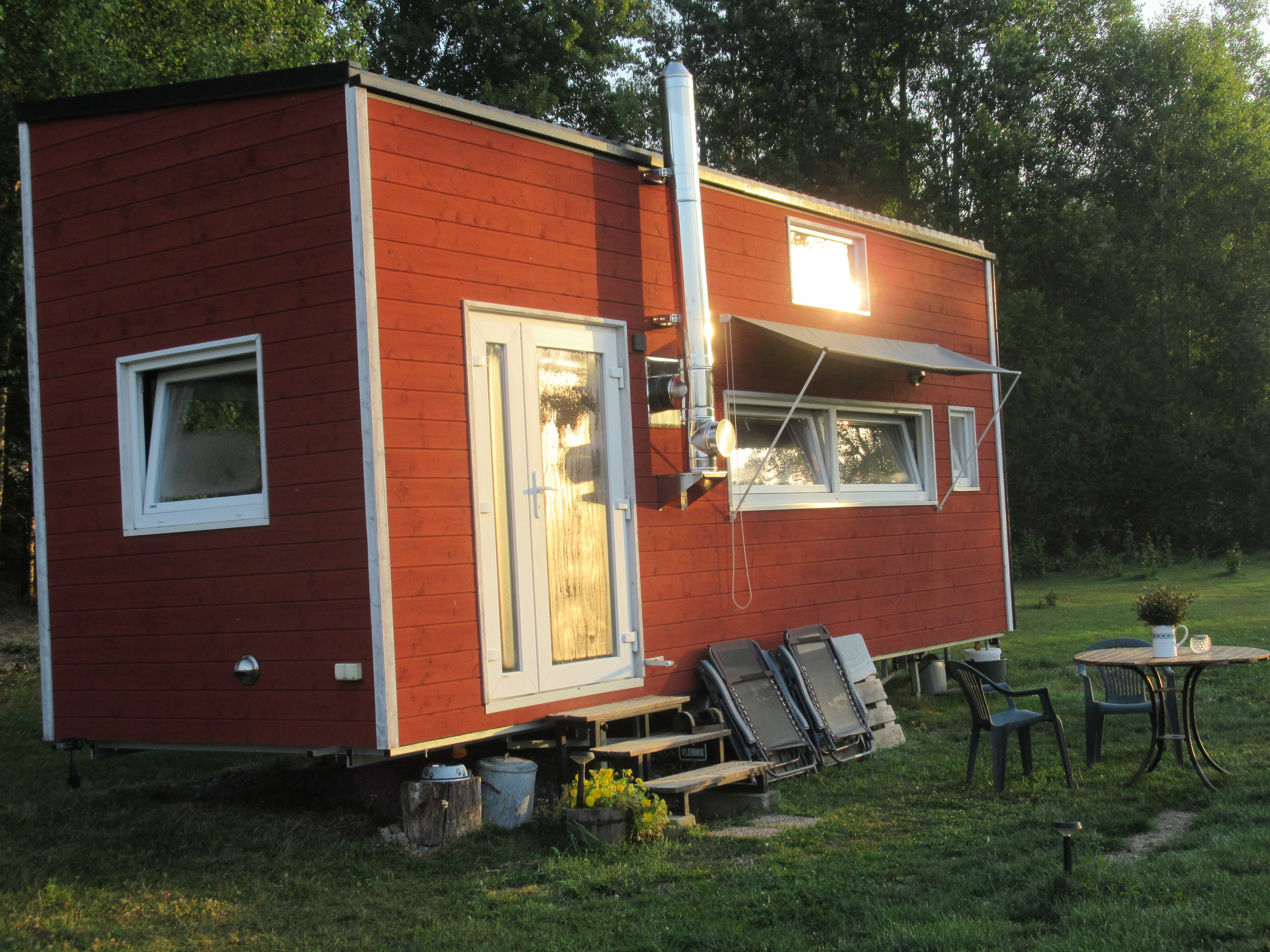 Tiny House solnedgång